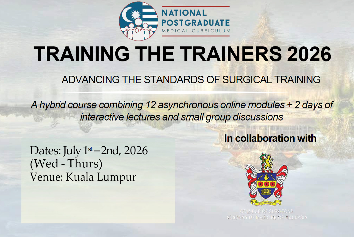 NPMC Training the Trainers (Surgery) - July 2026